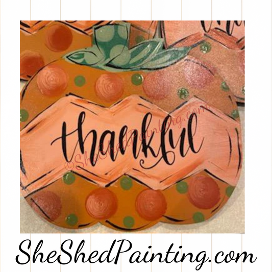 Pumpkin w Thankful