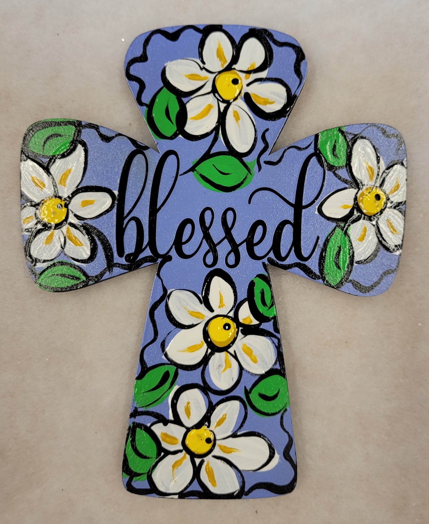 Cross with blessed