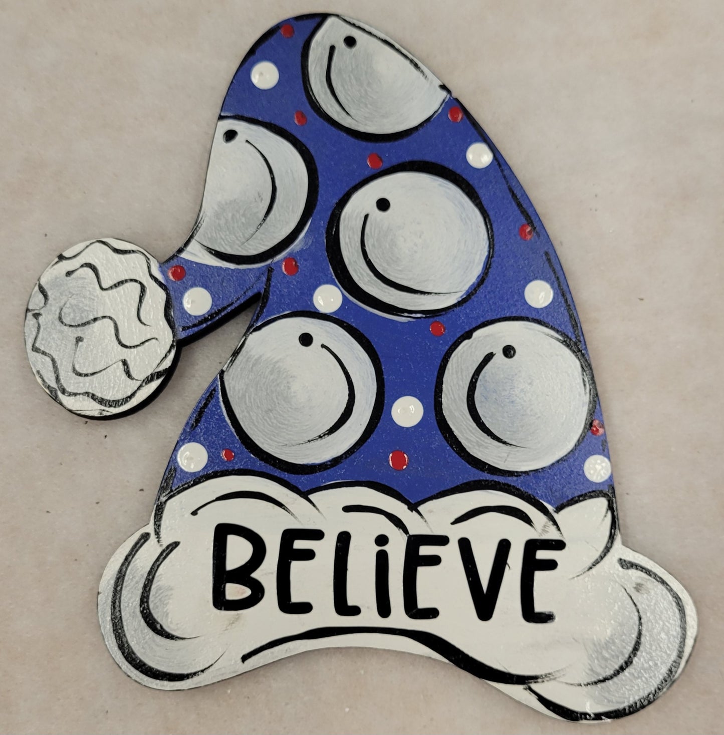 Believe Hat Blue