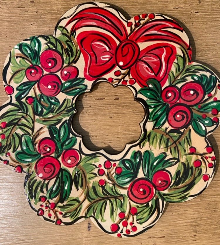 Christmas Wreath w Bow